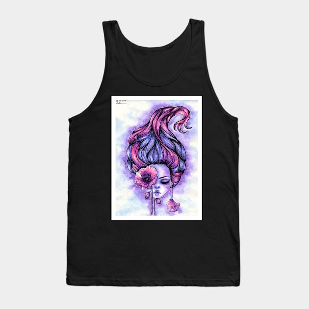 "Sweet dreams" Tank Top by DrawingsInBloom